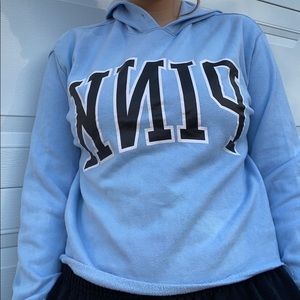 Blue pink hoodie!